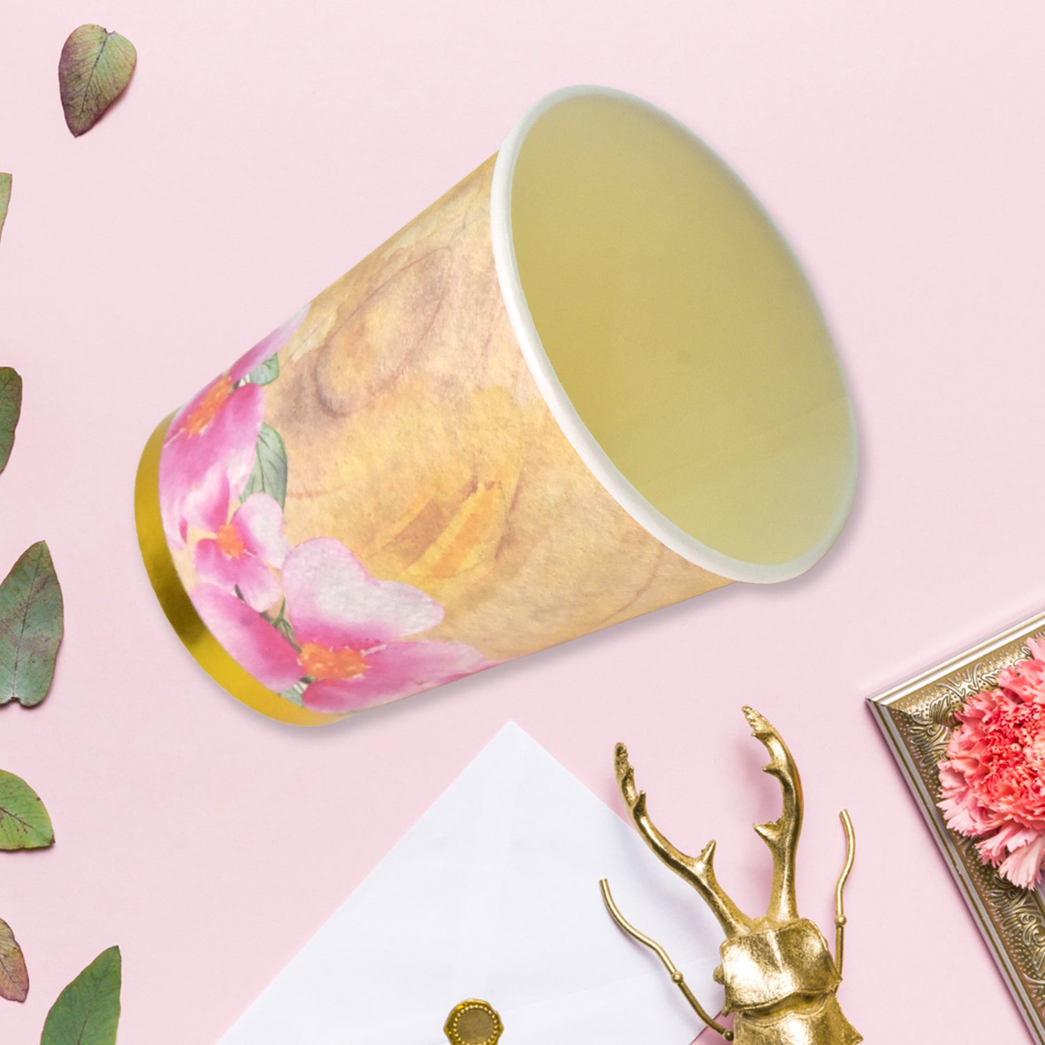 Disposable Paper Cups Disposable Tea Coffee Cups (24 Pcs Set  Mix Color  Design) Disposable Paper Cups Disposable Tea Coffee Cups (24 Pcs Set  Mix Color  Design)